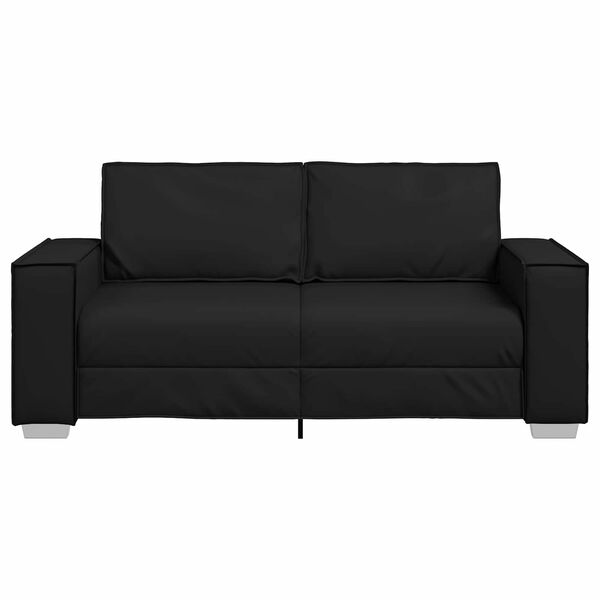 vidaXL Sof&aacute; 140cm Preto tecido