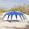 vidaXL Tenda de festas imperme&aacute;vel azul ciano