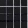 vidaXL Almofad&atilde;o para sof&aacute; de paletes 50x50x12 cm tecido xadrez preto