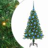 vidaXL &Aacute;rvore de Natal Artificial Verde 120 cm PVC, A&ccedil;o e Pl&aacute;stico