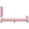 vidaXL Cama Box com cabeceira Rosa 120 x 190 cm Veludo