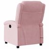 vidaXL Poltrona de massagens reclin&aacute;vel veludo rosa