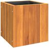 vidaXL Vaso/floreira de jardim 25x25x25 cm madeira de ac&aacute;cia maci&ccedil;a