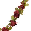 vidaXL Grinaldas de flores 6 pcs 250 cm vermelho-tinto