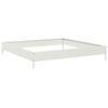 vidaXL Canteiro elevado de jardim 100x100x18,5 cm a&ccedil;o branco