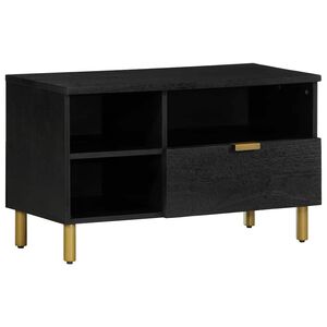 vidaXL M&oacute;vel de TV 80x33x46 cm derivados de madeira preto