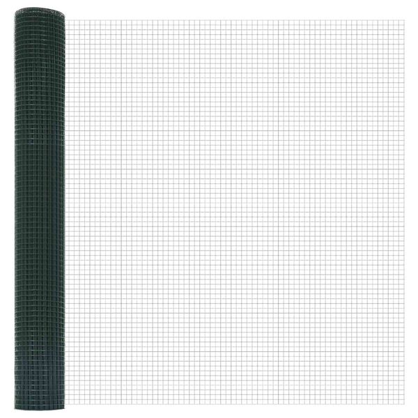 vidaXL Cerca de Arame Soldado Verde 1.2 x 10 m