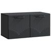 vidaXL Gabinete de TV de Parede Preto 59,5 x 31 x 30 cm