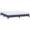 vidaXL Estrutura de cama sem colch&atilde;o 180x200 cm tecido azul