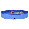 vidaXL Piscina para c&atilde;es dobr&aacute;vel 300x40 cm PVC azul