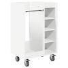 vidaXL Arm&aacute;rio de Golfe com roda Liso Branco 65 x 45 x 98 cm