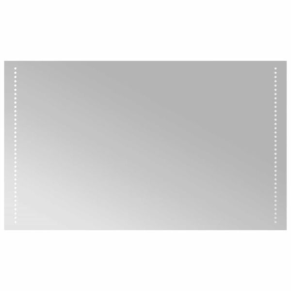 vidaXL Espelho de casa de banho com luzes LED 100x60 cm