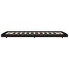 vidaXL Estrutura de cama 100x200 cm madeira de pinho maciça preto
