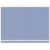 vidaXL Toldo retr&aacute;til 4x3 m tecido e alum&iacute;nio azul e branco
