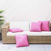vidaXL Travesseiros Esparramados Liso 4 pcs Rosa 60 x 60 cm