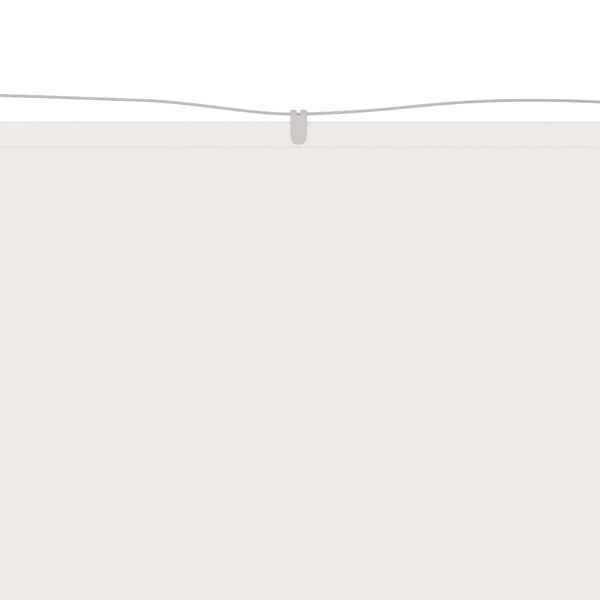 vidaXL Toldo vertical 60x800 cm tecido oxford branco