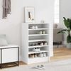 vidaXL Arm&aacute;rio para sapatos 60x35x92 cm derivados de madeira branco