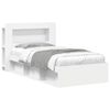 vidaXL Estrutura de Cama com Armazenamento Branco 90 x 190 cm