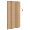 vidaXL Estores de rolo com cortinas Manual Natura 80 x 160 cm Bambu