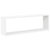 vidaXL Estantes parede c&uacute;bicas 6pcs contr. 80x15x26,5 cm branco/sonoma