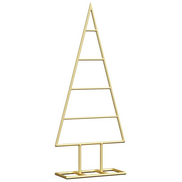 vidaXL Árvore de Natal para decoração 60 cm metal preto