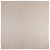 vidaXL Tapetes de &aacute;rea Quadrado FARO Creme 240 x 240 cm Poli&eacute;ster