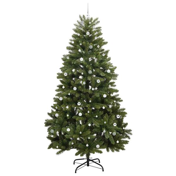vidaXL &Aacute;rvore de Natal Artificial Verde 300 cm PVC e Metal