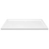 vidaXL Base de chuveiro retangular 70x120 cm ABS branco
