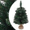 vidaXL &Aacute;rvore de Natal artificial com suporte 60 cm PVC verde