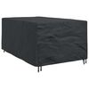vidaXL Capa para M&oacute;veis Liso Preto 143 x 225 x 90 cm 600D