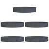 vidaXL Anel de Vaso 5 pcs Antracite 120 x 120 x 20 cm