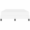 vidaXL Estrutura da Cama com colch&atilde;o Branco Puro 160 x 200 cm tecido