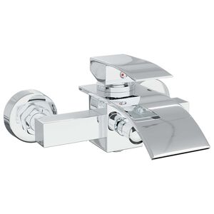 vidaXL Torneira de Misturador de Chuveiro Chrome G 1 / 2 polegadas