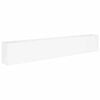 vidaXL Vaso de Jardim Branco 360 x 40 x 60 cm A&ccedil;o laminado a frio
