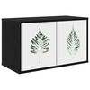 vidaXL Arm&aacute;rio de TV Montado na Parede HANAU 69 x 33 x 40 cm