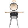 Kamado churraqueira fumadora de cer&acirc;mica 33 cm