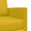 vidaXL Sof&aacute;-Cama 60cm Amarelo Escuro Veludo