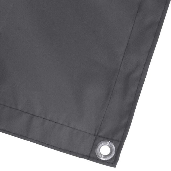 vidaXL Tela de varanda 75x1000 cm 100% poli&eacute;ster oxford antracite