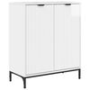 vidaXL Buffet Branco Brilhante 69,5 x 33 x 82 cm Madeira processada