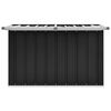 vidaXL Caixa de arruma&ccedil;&atilde;o para jardim 109x67x65 cm antracite