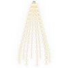 vidaXL Luzes para &aacute;rvores de Natal 150 LED Branco quente 150 cm