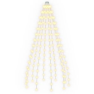 vidaXL Luzes para &aacute;rvores de Natal 150 LED Branco quente 150 cm