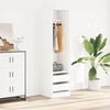 vidaXL Roupeiro com gavetas 50x50x200 cm derivados de madeira branco