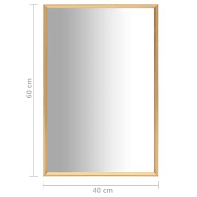 vidaXL Espelho 60x40 cm dourado