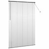 vidaXL Persianas venecianas com cortinas Preto 220x150cm Alum&iacute;nio