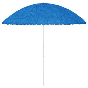 vidaXL Guarda-sol de praia Hawaii 300 cm azul