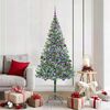 vidaXL &Aacute;rvore de Natal Artificial com 300 LEDs Verde 180 cm PVC e A&ccedil;o