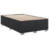 vidaXL Estrutura de cama 120x200 cm couro artificial preto