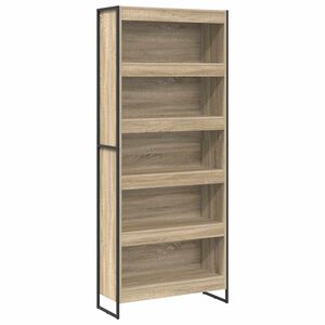 vidaXL Gabinete de Livros 80 x 30 x 189,5 cm Derivados de Madeira