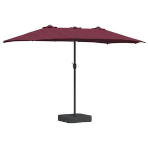 vidaXL Guarda-sol de Jardim 385 x 209 x 244 cm Poli&eacute;ster e A&ccedil;o